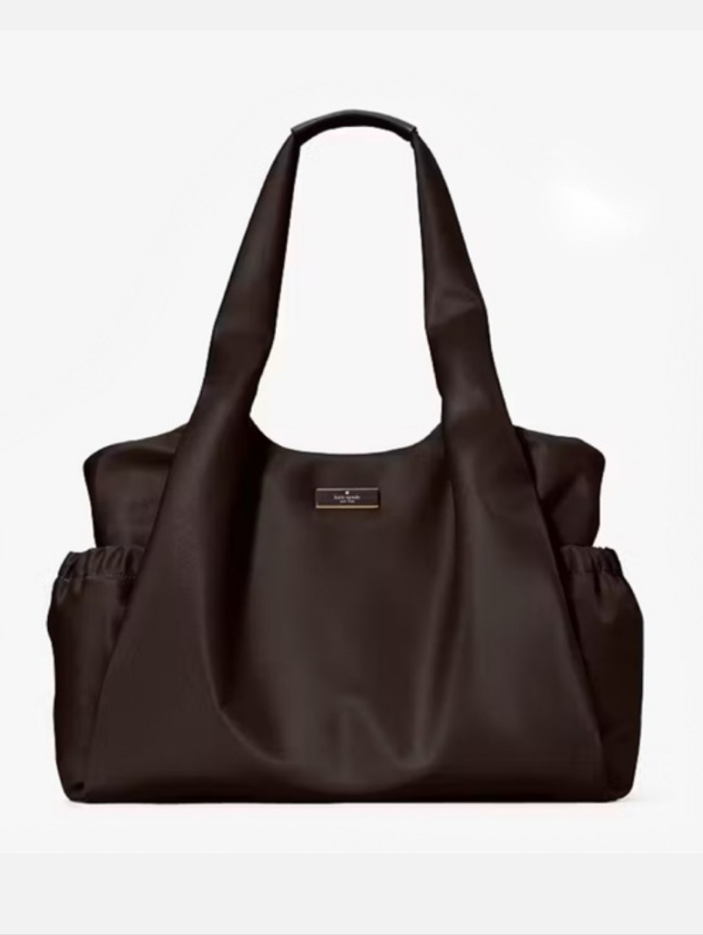 Kate Spade Carter Nylon Large Baby Bag, Hot Fudge
